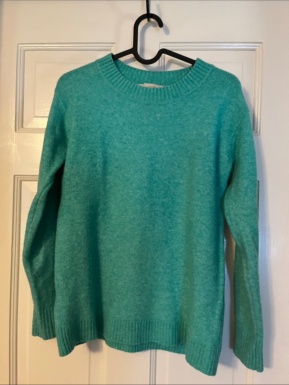 LOFT Teal Crewneck Sweater